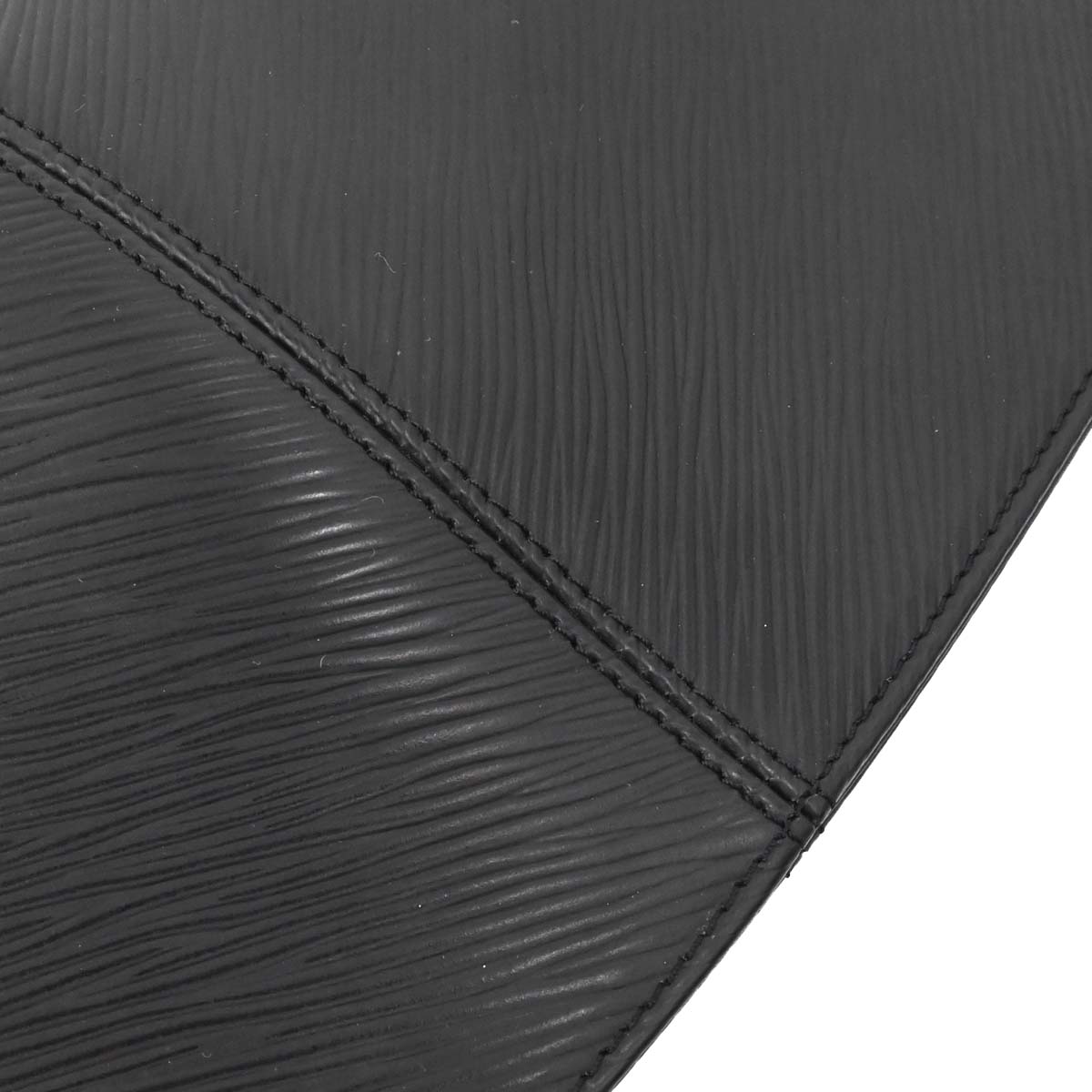 Louis Vuitton Black Epi Pochette Demi-lune Handbag M52622