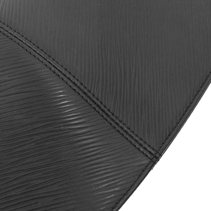 Louis Vuitton Black Epi Pochette Demi-lune Handbag M52622