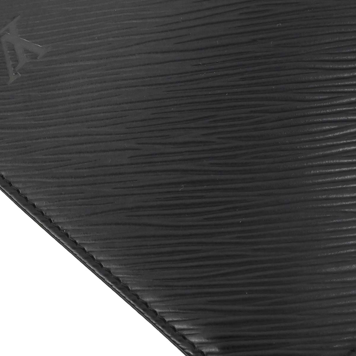 Louis Vuitton Black Epi Pochette Demi-lune Handbag M52622