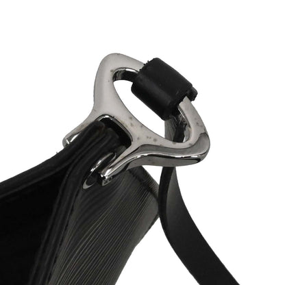 Louis Vuitton Black Epi Pochette Demi-lune Handbag M52622