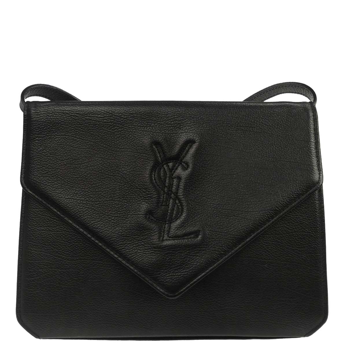 Yves Saint Laurent Black Leather Shoulder Bag