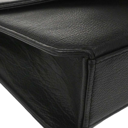 Yves Saint Laurent Black Leather Shoulder Bag