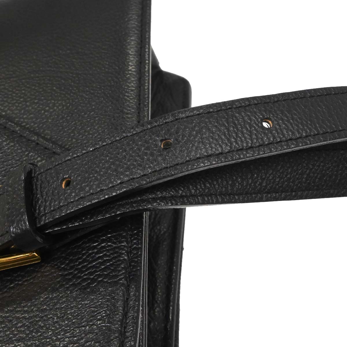 Yves Saint Laurent Black Leather Shoulder Bag