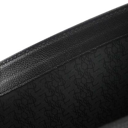 Yves Saint Laurent Black Leather Shoulder Bag