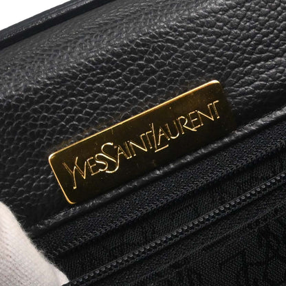 Yves Saint Laurent Black Leather Shoulder Bag