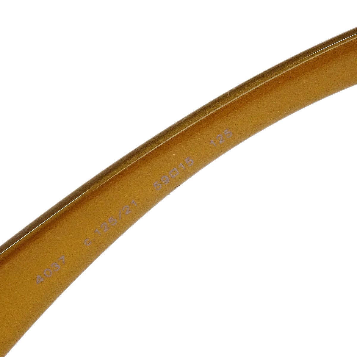 Chanel Sunglasses Eyewear Gold 59□15 Small Good
