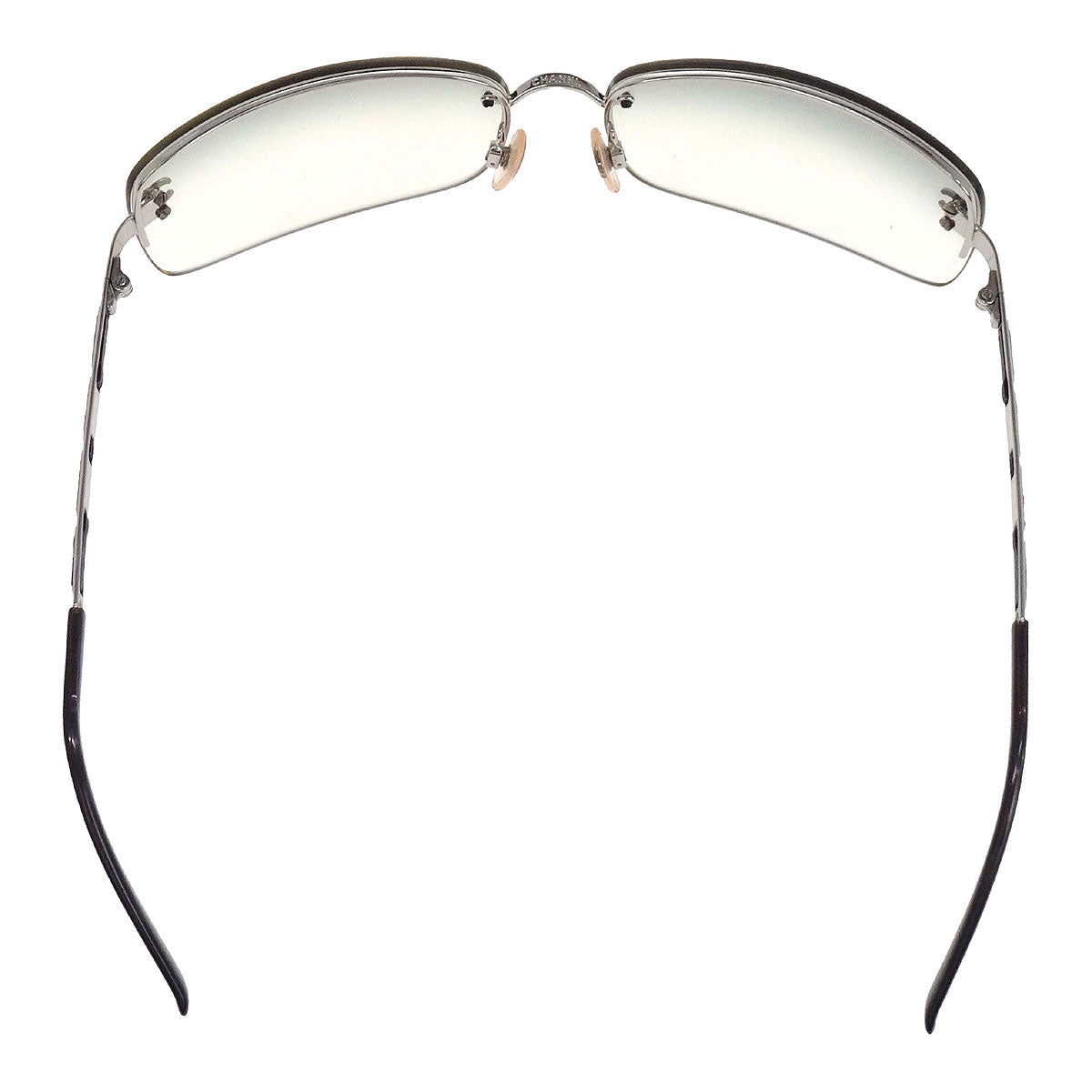 Chanel Sunglasses Eyewear Gray 65□15 Small Good