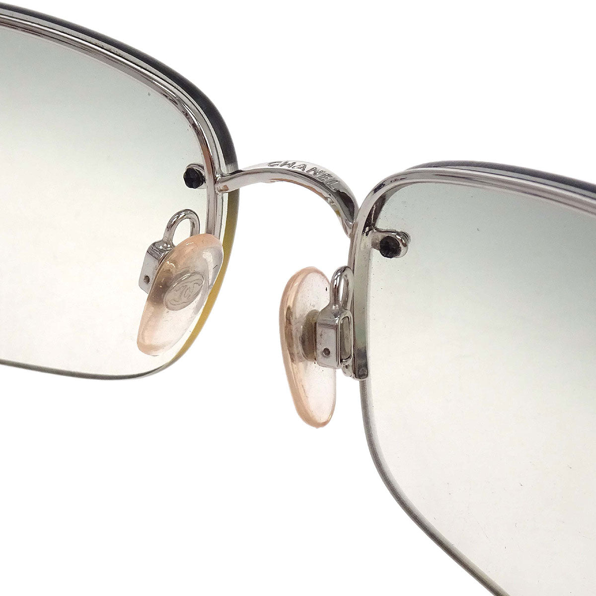 Chanel Sunglasses Eyewear Gray 65□15 Small Good