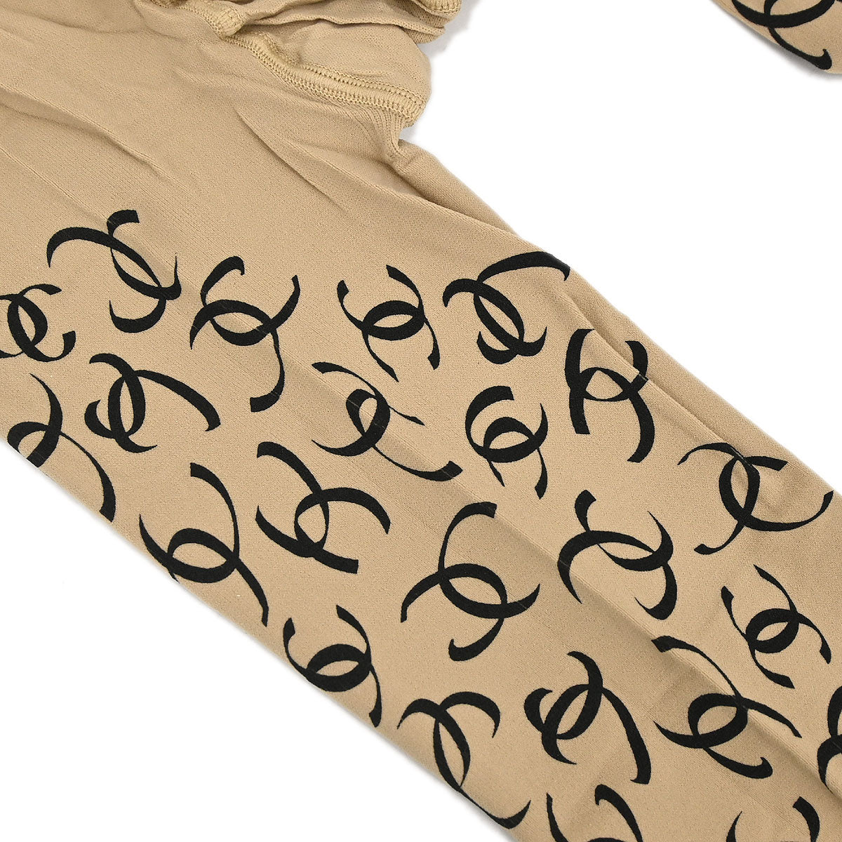 Chanel * Beige CC Printed Tights