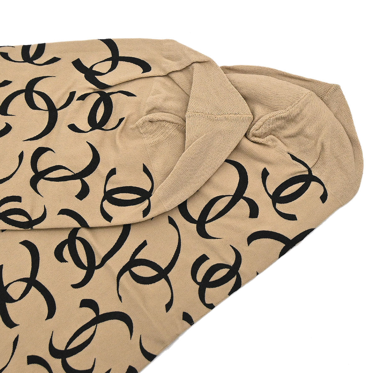 Chanel * Beige CC Printed Tights