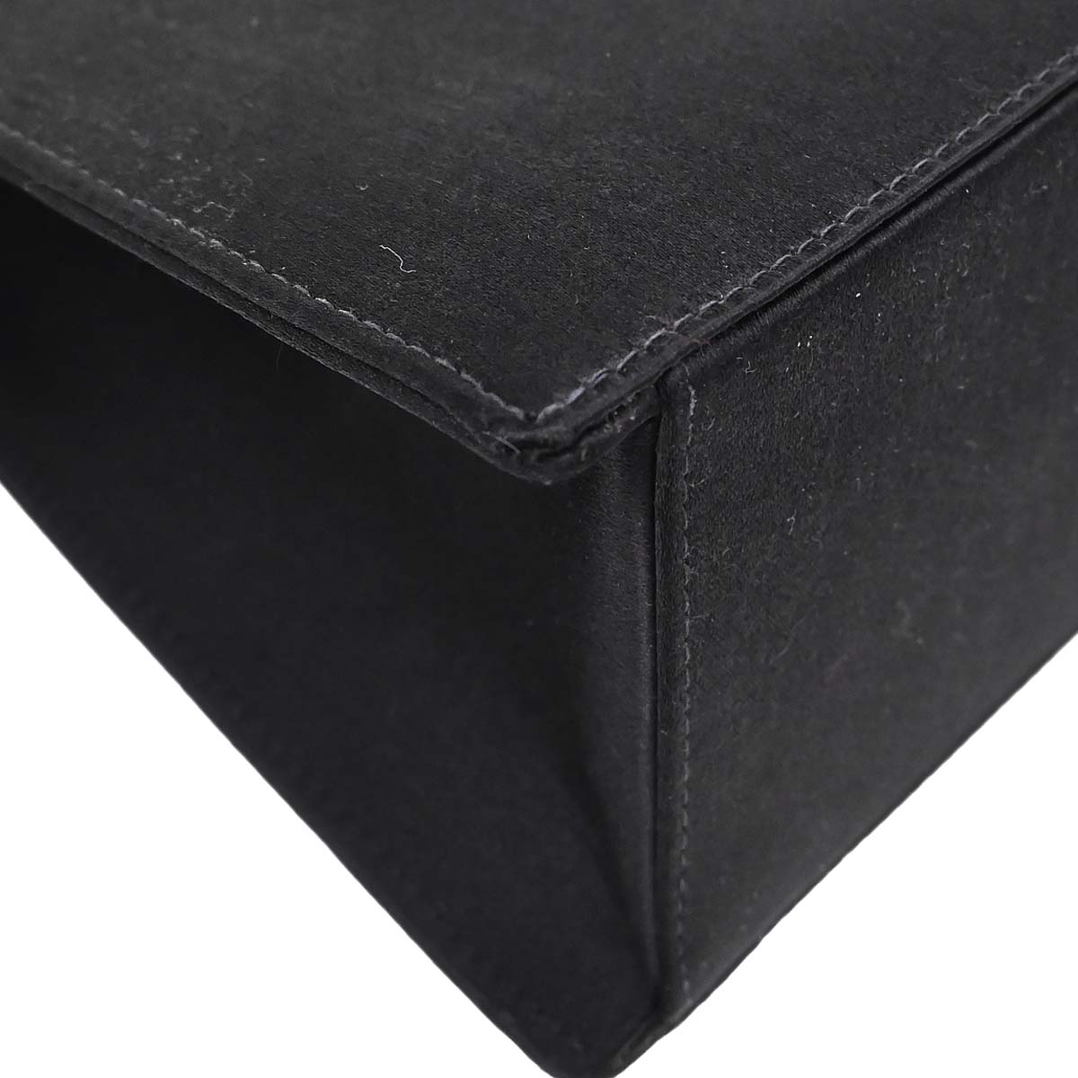 Chanel Black Satin Handbag