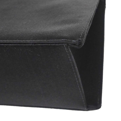 Chanel Black Satin Handbag