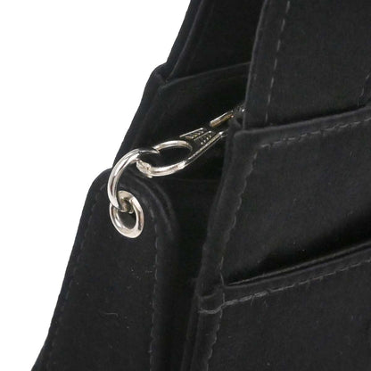 Chanel Black Satin Handbag