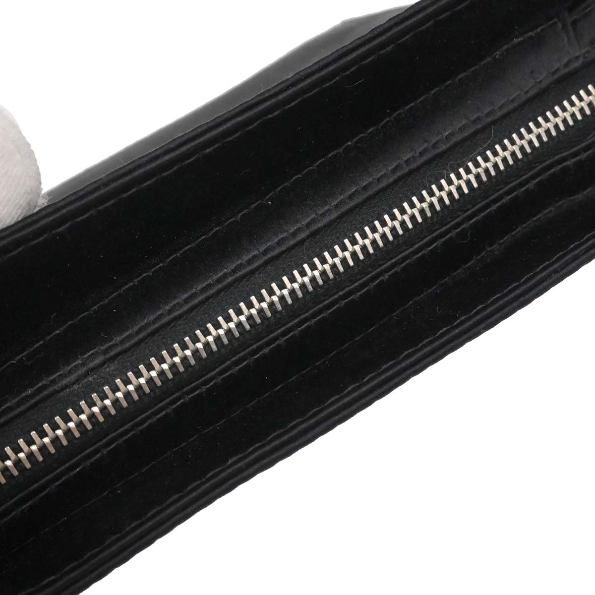Chanel Black Satin Handbag
