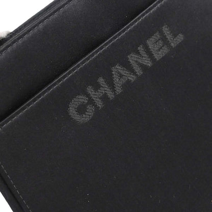 Chanel Black Satin Handbag