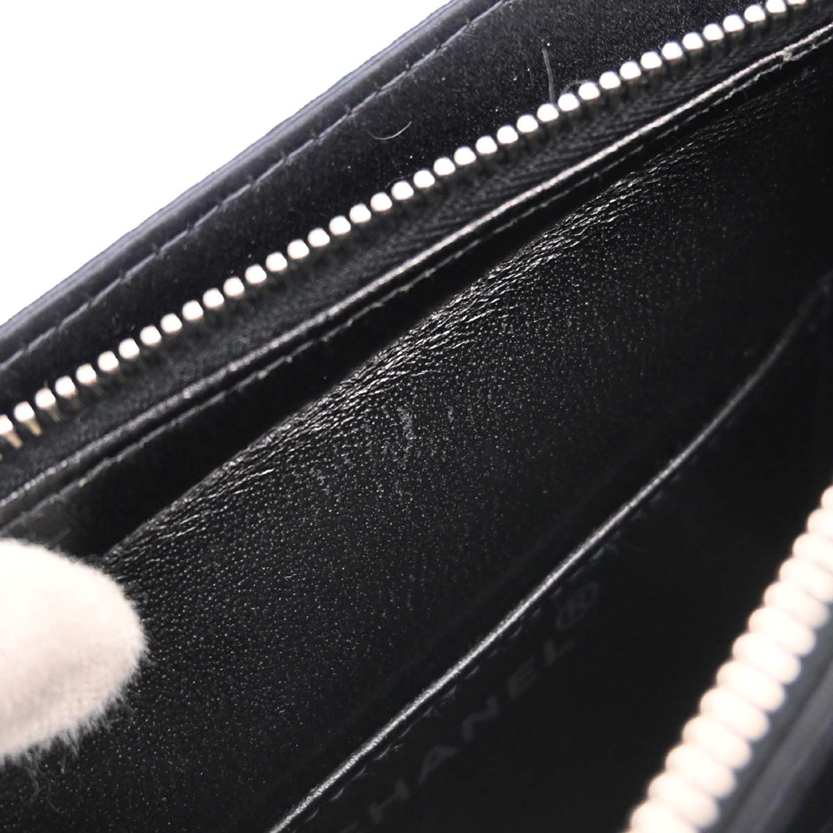Chanel Black Satin Handbag