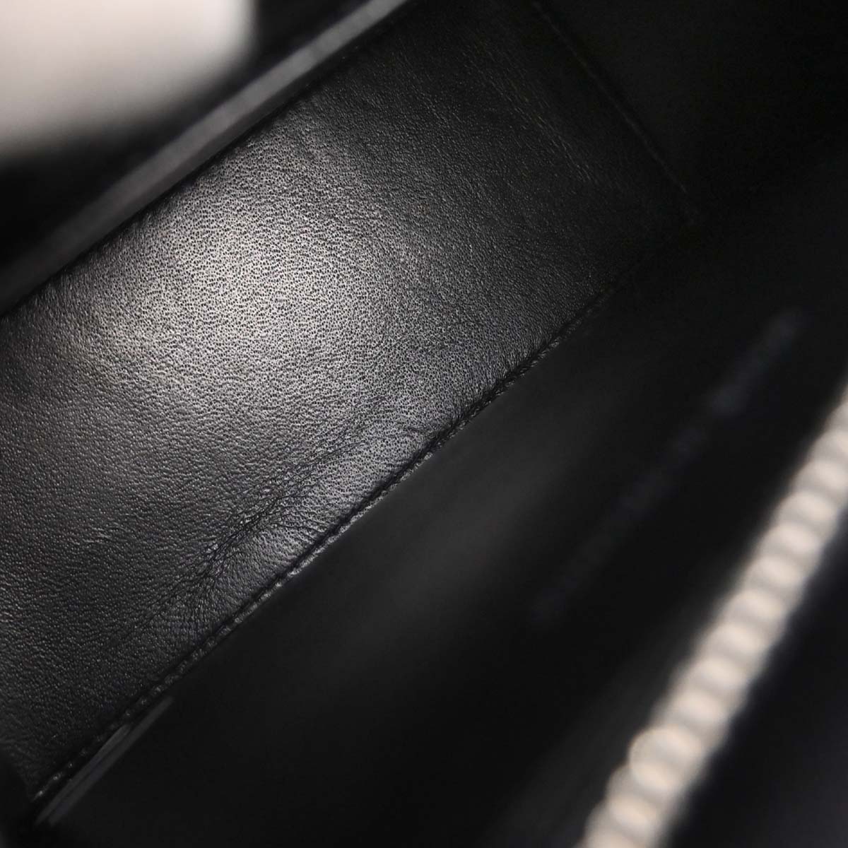 Chanel Black Satin Handbag