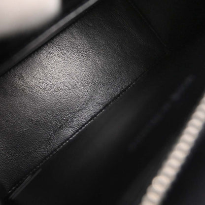 Chanel Black Satin Handbag