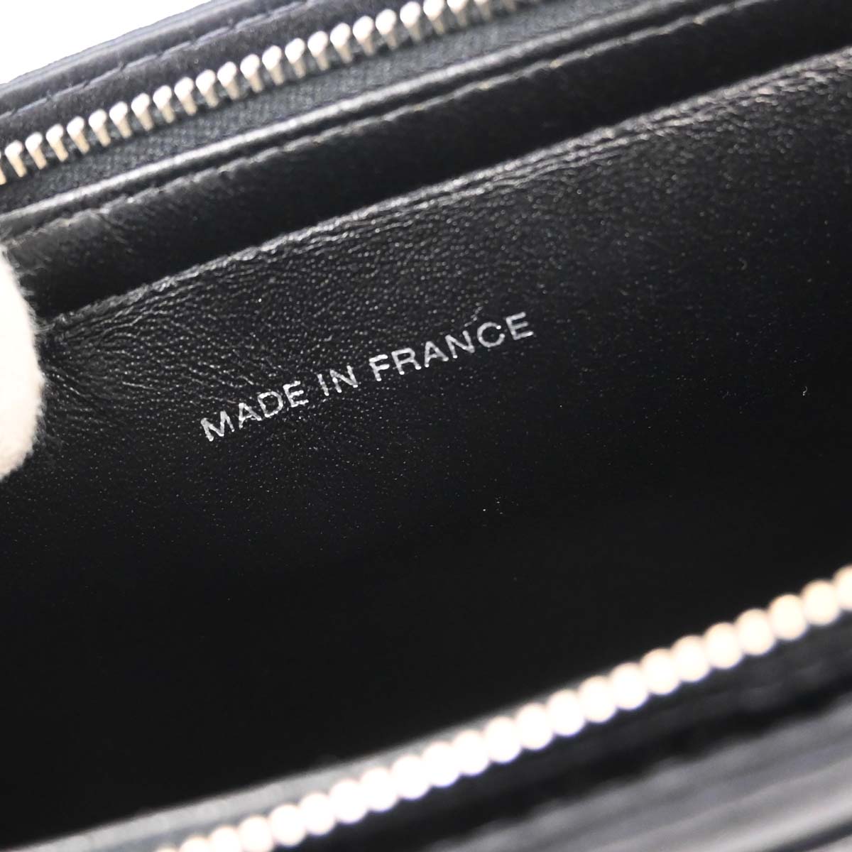 Chanel Black Satin Handbag