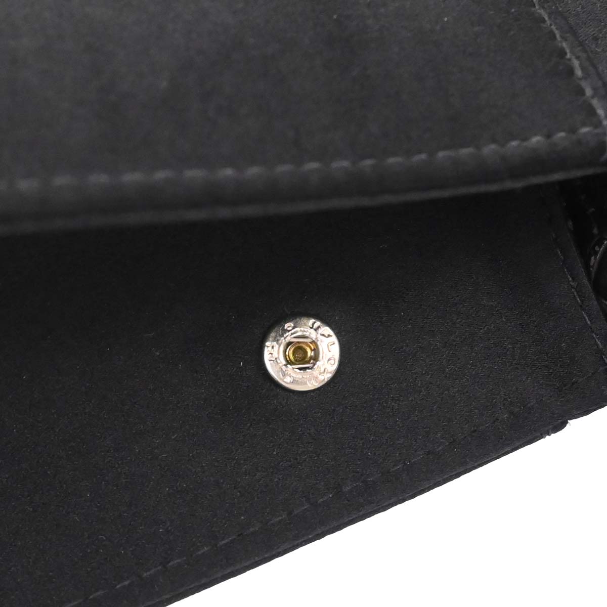 Chanel Black Satin Handbag