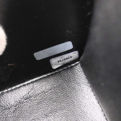 Chanel Black Satin Handbag