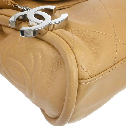 Chanel 2005-2006 Beige Lambskin Ultimate Soft Hobo Handbag