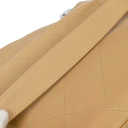 Chanel 2005-2006 Beige Lambskin Ultimate Soft Hobo Handbag