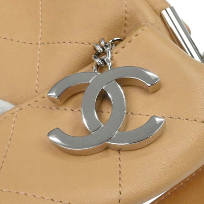 Chanel 2005-2006 Beige Lambskin Ultimate Soft Hobo Handbag