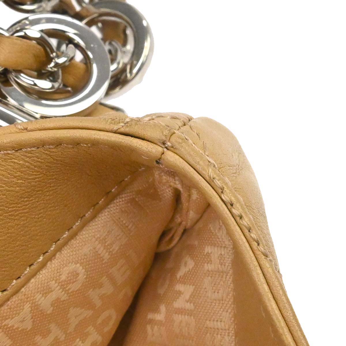 Chanel 2005-2006 Beige Lambskin Ultimate Soft Hobo Handbag
