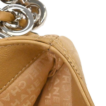 Chanel 2005-2006 Beige Lambskin Ultimate Soft Hobo Handbag