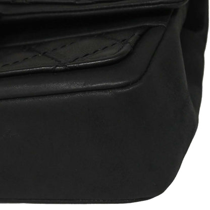 Chanel Black Calfskin Shoulder Bag