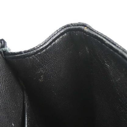 Chanel 2003-2004 Black Caviar Skin Medium Classic Double Flap Shoulder Bag