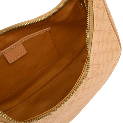 Celine Beige PVC Macadam Hobo Handbag