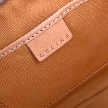 Celine Beige PVC Macadam Hobo Handbag
