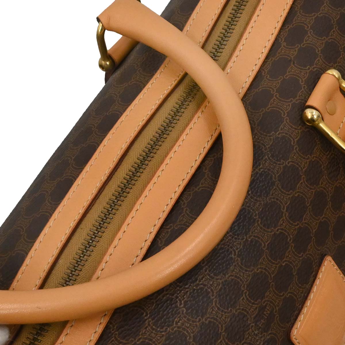 Celine Brown Macadam Handbag