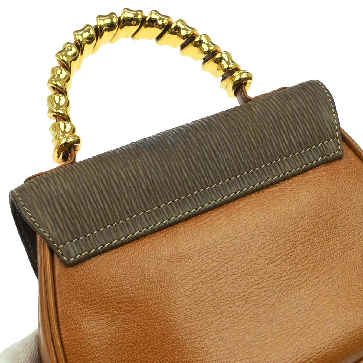 Loewe Brown Leather Velazquez 2way Shoulder Handbag