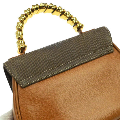 Loewe Brown Leather Velazquez 2way Shoulder Handbag