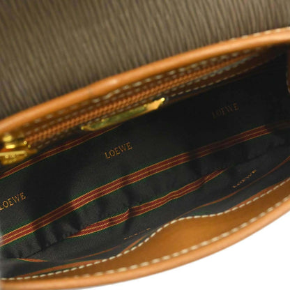 Loewe Brown Leather Velazquez 2way Shoulder Handbag