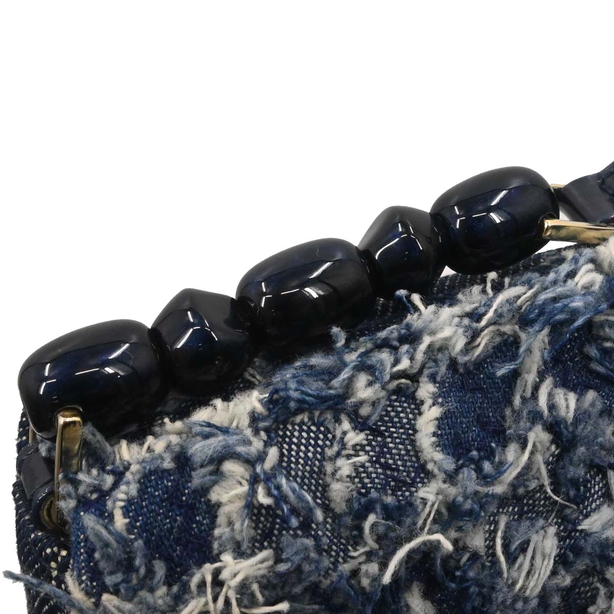 Christian Dior Blue Denim Malice Handbag