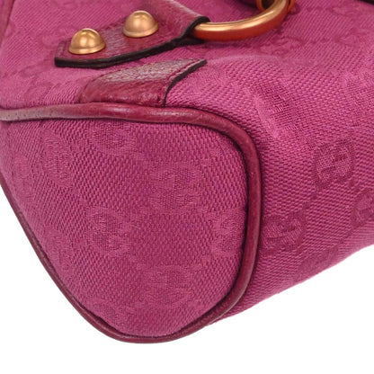 Gucci Pink Horsebit GG Handbag