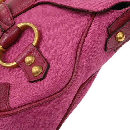 Gucci Pink Horsebit GG Handbag