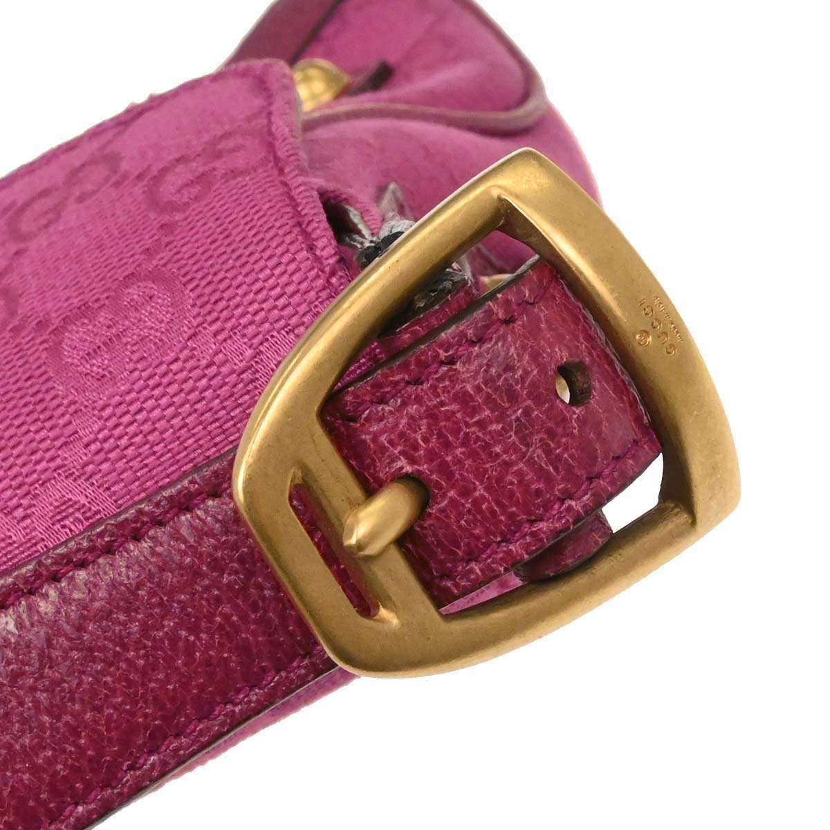 Gucci Pink Horsebit GG Handbag