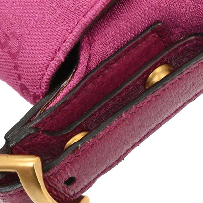 Gucci Pink Horsebit GG Handbag
