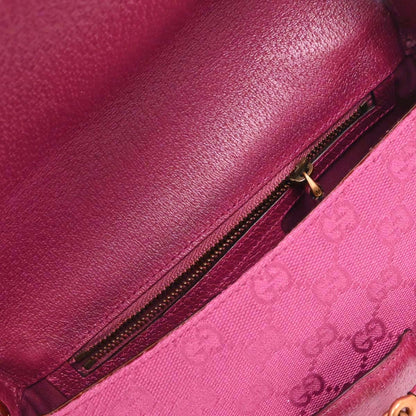 Gucci Pink Horsebit GG Handbag
