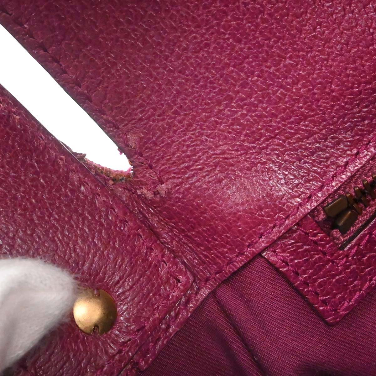 Gucci Pink Horsebit GG Handbag