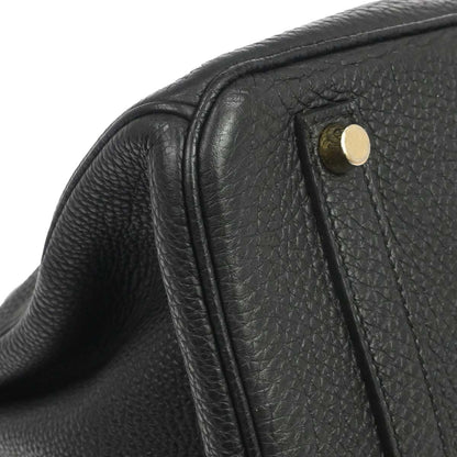 Hermes Black Togo Birkin 35 Handbag