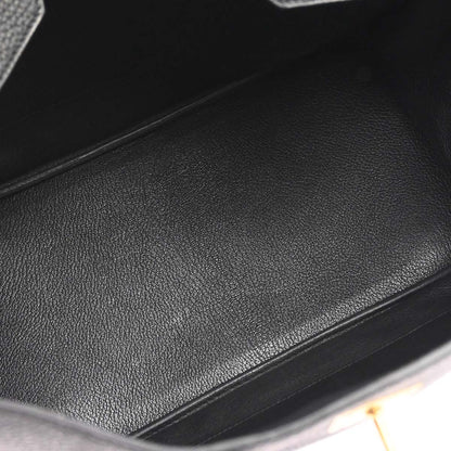 Hermes Black Togo Birkin 35 Handbag