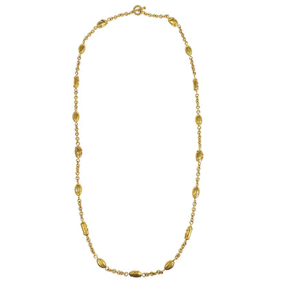Chanel Chain Necklace Gold 94A