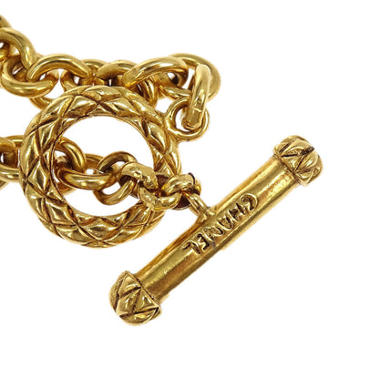 Chanel Chain Necklace Gold 94A