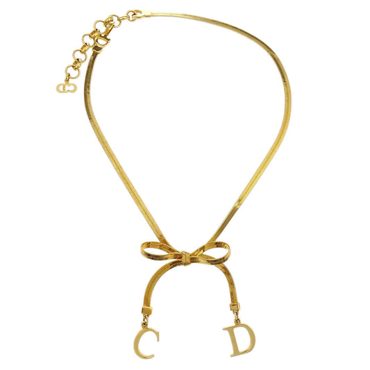 Christian Dior Necklace Pendant Gold